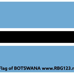 flag of botswana
